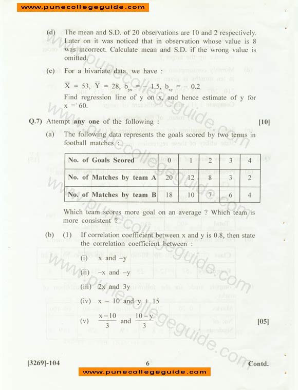 Mathematics And Statistics, BA