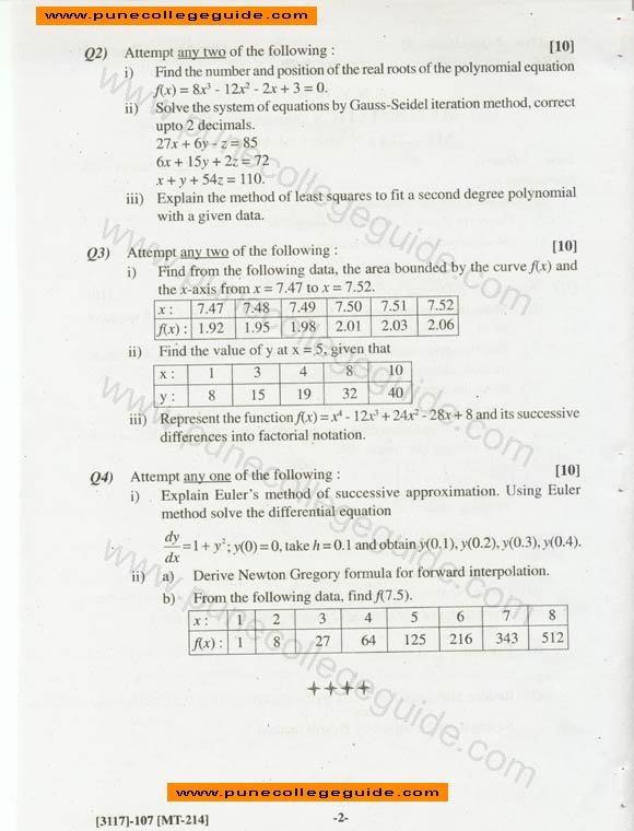 mathematics numerical analysis