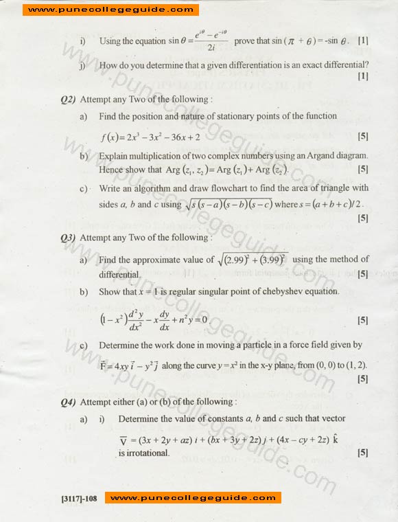 Mathematical Physics, Pune university