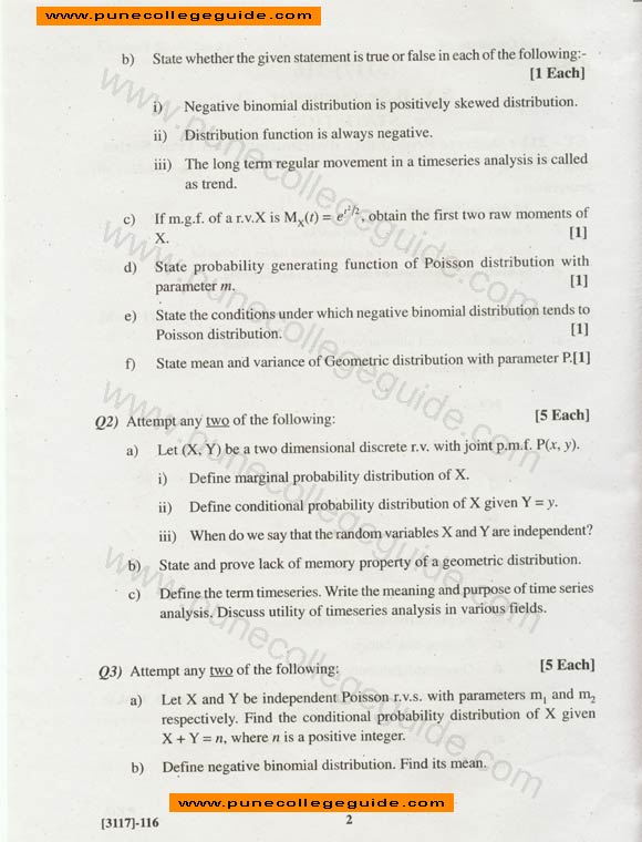 Statistics: Discrete Probability Distribution and time Series 