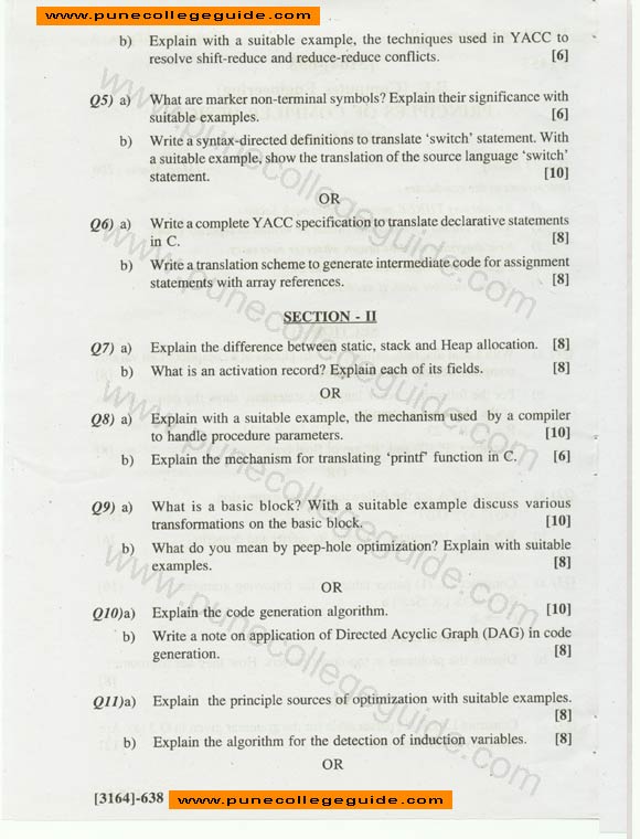 Principles of compiler design