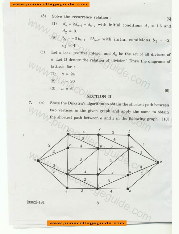 paper set Discrete Structures