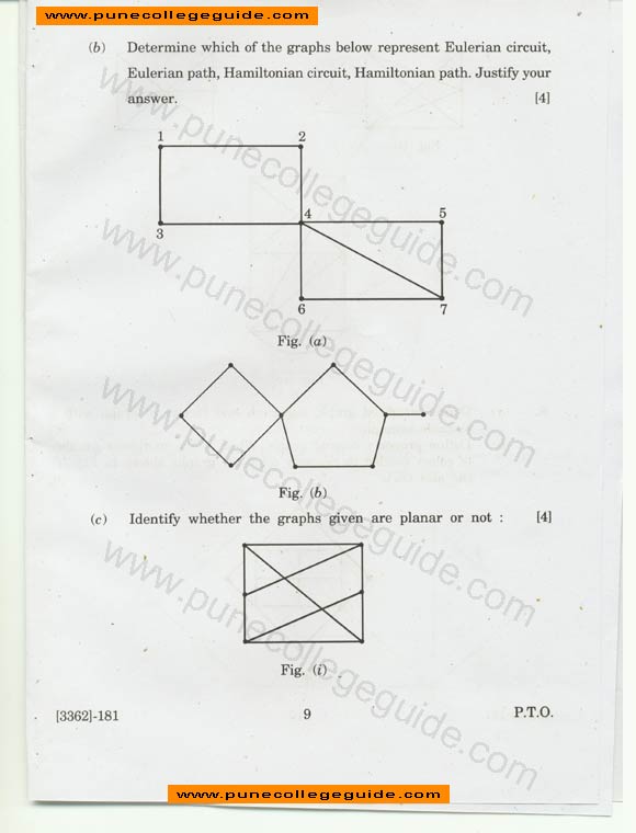 question based on Discrete Structures