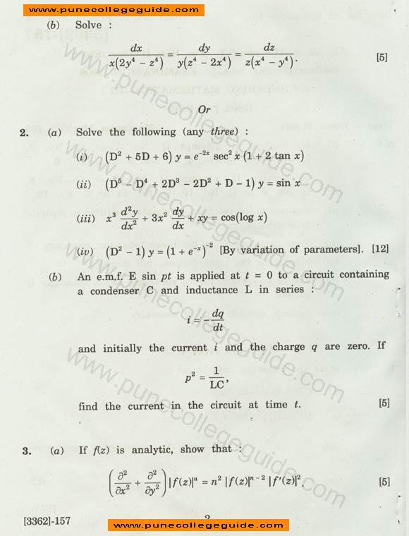 Engineering Mathematics III