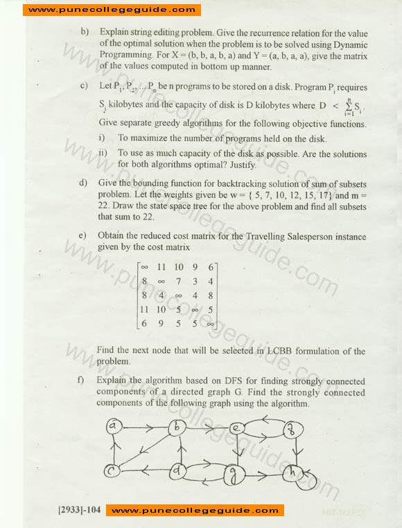 Design and Analysis of Algorithm (New), paper