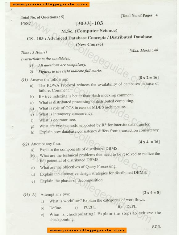 Advanced Database Concepts / Distributed Database