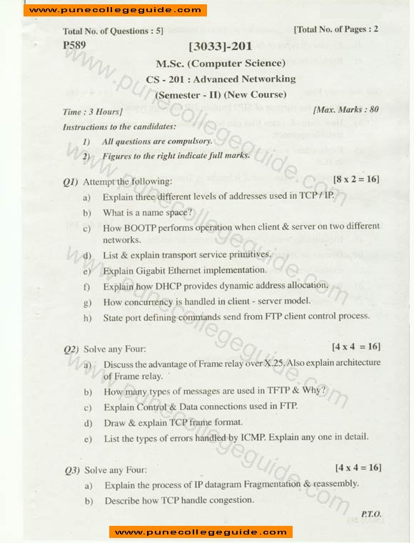 Advanced Networking, MCS