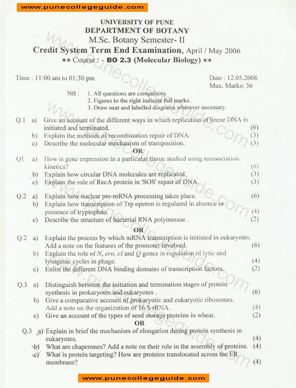 Molecular biology