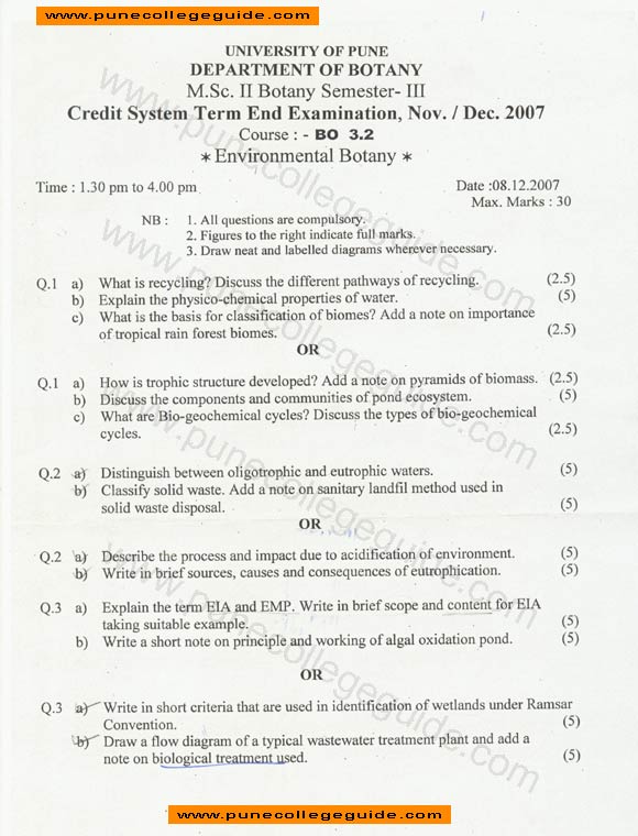 Environmental Botany 